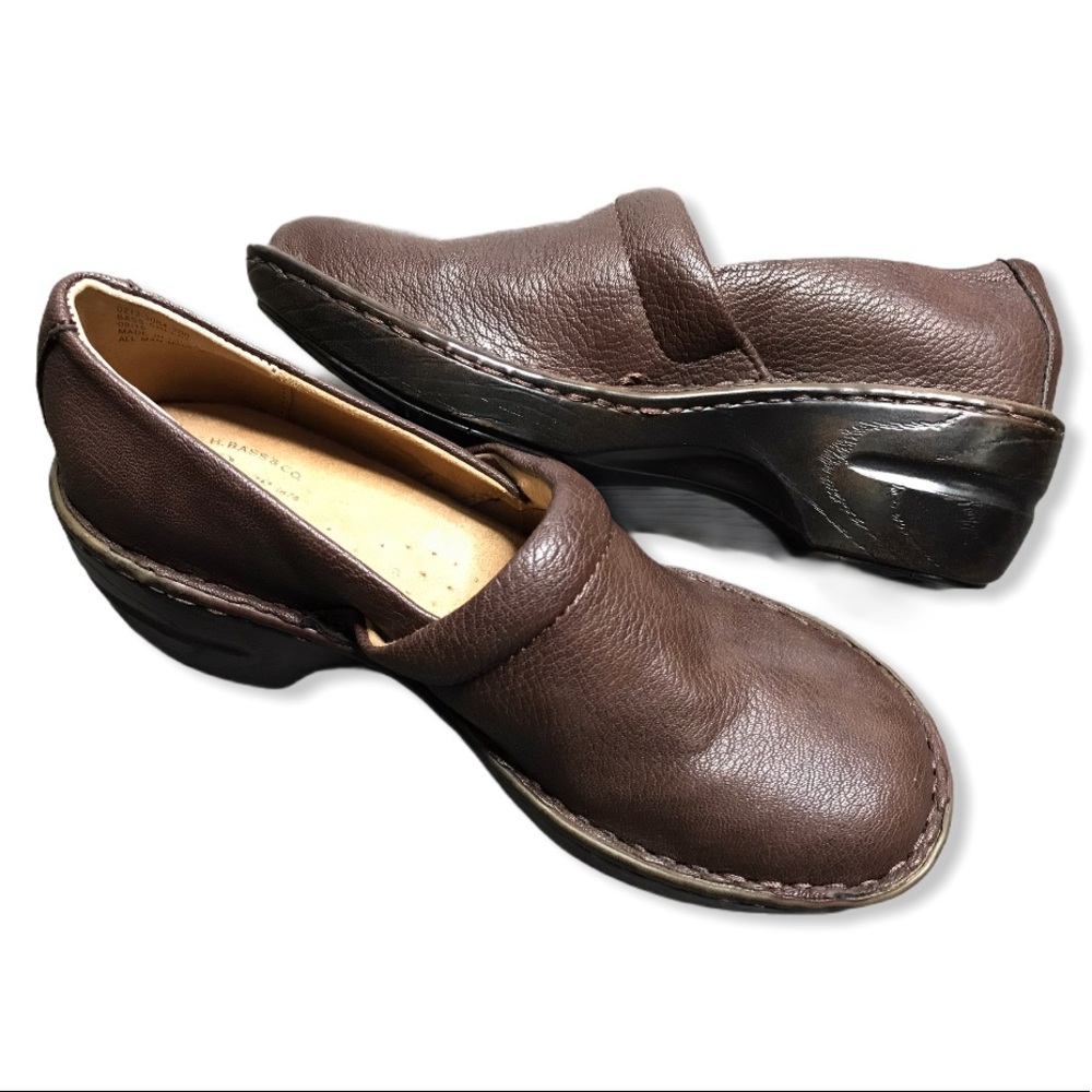G.H. Bass & Co. | Brown Suede Sheena Leather Clog - Picture 11 of 12